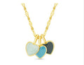 Blue Love Heart Necklace