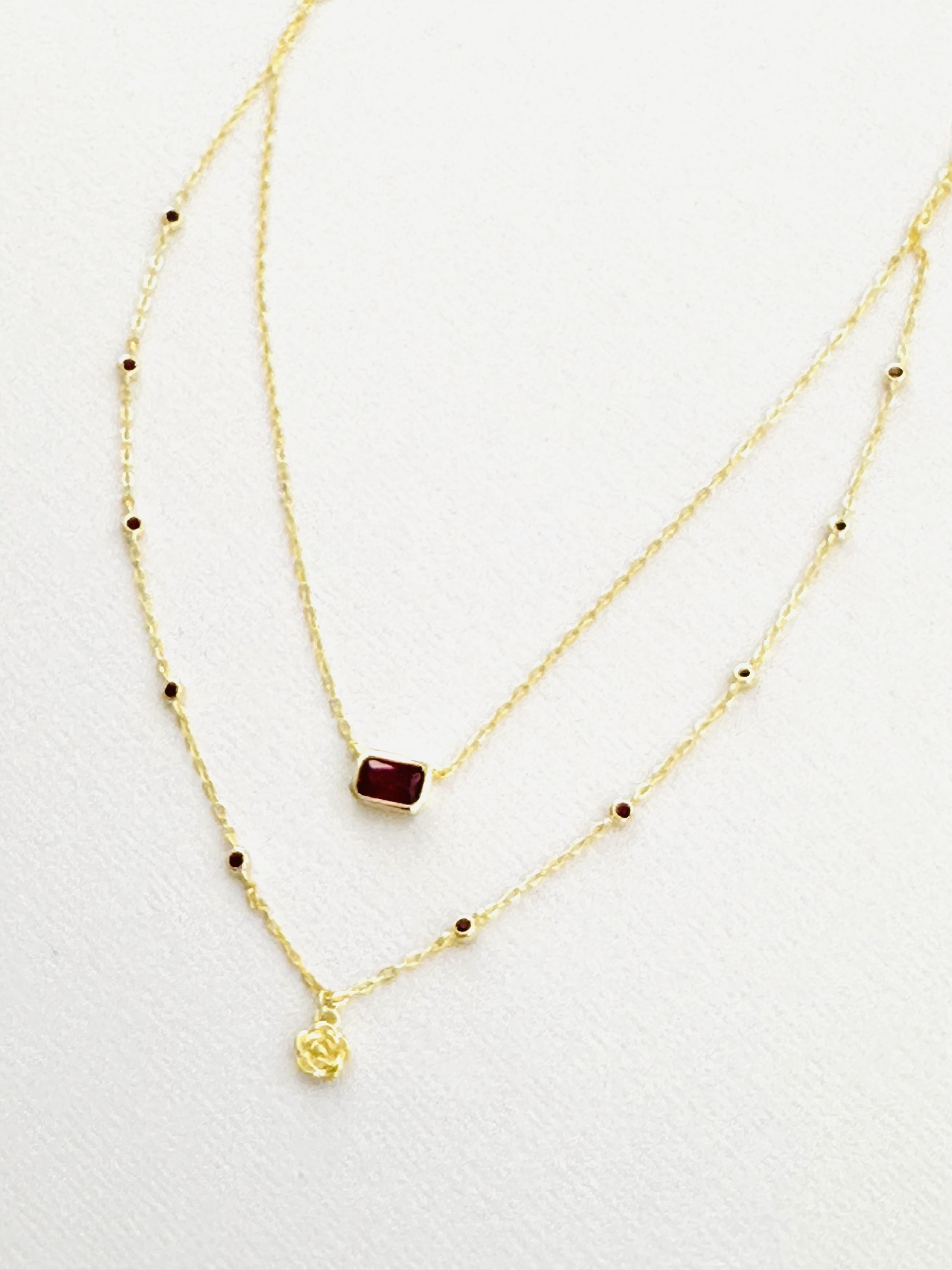 Rose necklace